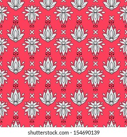 floral seamless pattern. texture can be used for all type textures, wallpaper, web page background. eps10 format vector illustration 
