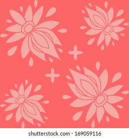 floral seamless pattern. texture can be used for all type textures, wallpaper, web page background. eps10 format vector illustration