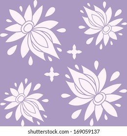 floral seamless pattern. texture can be used for all type textures, wallpaper, web page background. eps10 format vector illustration