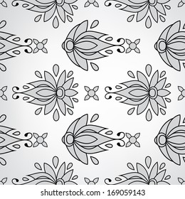 floral seamless pattern. texture can be used for all type textures, wallpaper, web page background. eps10 format vector illustration