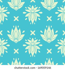 floral seamless pattern. texture can be used for all type textures, wallpaper, web page background. eps10 format vector illustration