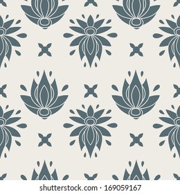 floral seamless pattern. texture can be used for all type textures, wallpaper, web page background. eps10 format vector illustration