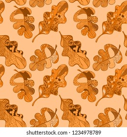 Floral seamless pattern. Texture Doodles. Great for fabric, wallpaper, wrapping paper, surface design, notebook covers, wedding invitations. Vector.