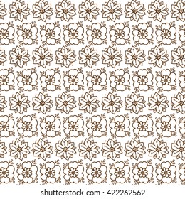 Floral seamless pattern. Texture for fabric.