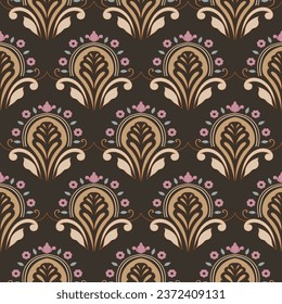 Floral seamless pattern that can be used for wallpaper, textiles, gift wrapping, and home decor.