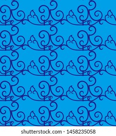 Floral Seamless pattern trendy vector, for background, carpet, wallpaper, clothing, wrapping, fabric, Vector illustration. Very beautiful, classic, vintage.