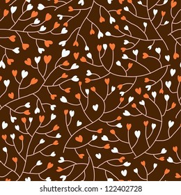 Floral seamless pattern in vector.