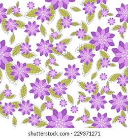 floral seamless pattern. vector