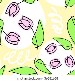 Floral seamless pattern Vector