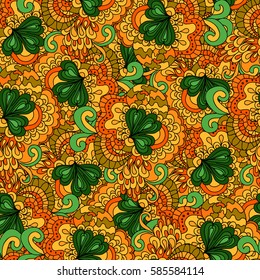 Floral seamless pattern. Vector