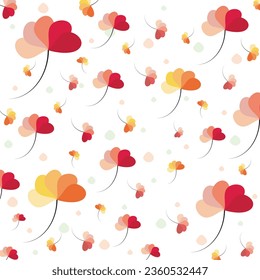 floral seamless pattern vector background Stock Illustration