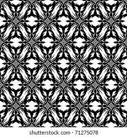 Floral seamless pattern - vector background for continuous replicate.