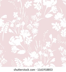 Floral seamless pattern. Vector design for paper, cover, fabric, interior decor and other users