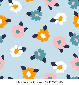 Floral seamless pattern. Vector design for paper, cover, fabric, interior decor and other users