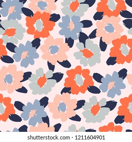 Floral seamless pattern. Vector design for paper, cover, fabric, interior decor and other users