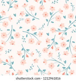 Floral seamless pattern. Vector design for paper, cover, fabric, interior decor and other users
