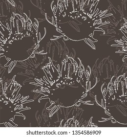 Floral seamless pattern. Vector design for paper, cover, fabric, interior decor and other users