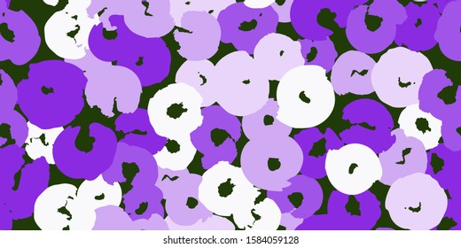Floral seamless pattern. Vector design for paper, fabric, interior decor and cover