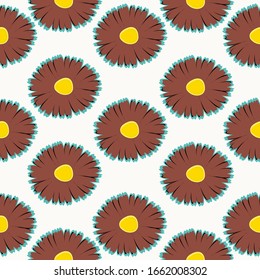 Floral seamless pattern.  Vector design for paper, cover, fabric, interior decor and other users