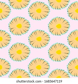 Floral seamless pattern.  Vector design for paper, cover, fabric, interior decor and other users