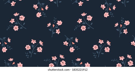 Floral seamless pattern. Vector design for paper, cover, fabric, interior decor and other users
