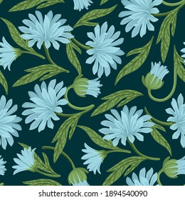 Floral seamless pattern. Vector design for paper, cover, fabric, interior decor and other users