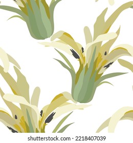 Floral seamless pattern. Vector design for paper, cover, fabric, interior decor and other use