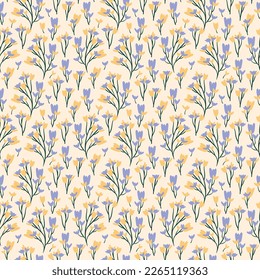 Floral seamless pattern. Vector design for paper, cover, fabric, interior decor and other users
