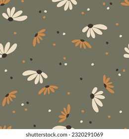 Floral seamless pattern. Vector design for paper, cover, fabric interior decor.