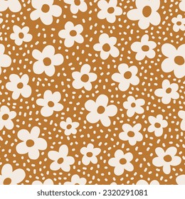 Floral seamless pattern. Vector design for paper, cover, fabric interior decor.