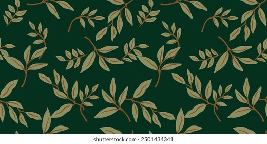 Floral seamless pattern. Vector design for paper, cover, fabric, interior decor and other use