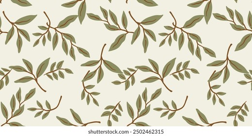 Floral seamless pattern. Vector design for paper, cover, fabric, interior decor and other use