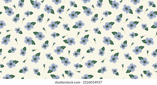 Floral seamless pattern. Vector design for paper, cover, fabric, interior decor and other use