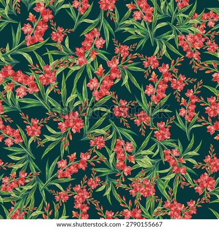 FLORAL SEAMLESS PATTERN VECTOR DESIGN
