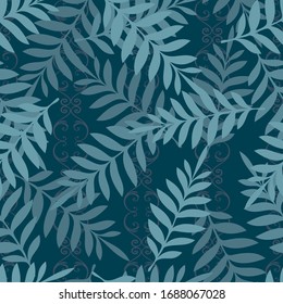 Patrón floral sin fisuras. Diseño de vectores.Papel tapiz, fondo, textil.