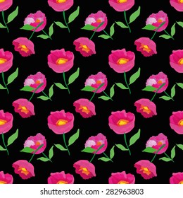 Floral seamless pattern, vector eps 8