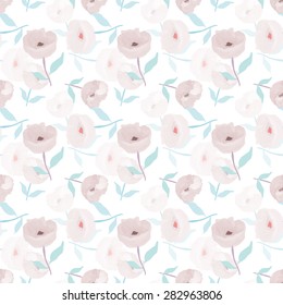 Floral seamless pattern, vector eps 8