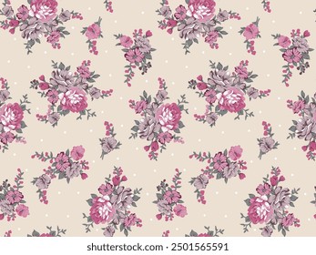 floral seamless pattern vector for fabric tekstile and fashion