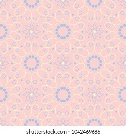 Floral seamless pattern. Vector illustration