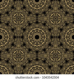 Floral seamless pattern. Vector illustration. Colored background for textile and fabrics, wallpaper, interior