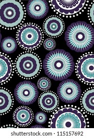 floral seamless pattern. vector illustration