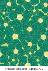 floral seamless pattern. vector illustration