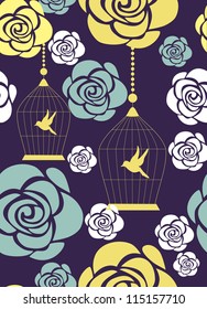 floral seamless pattern. vector illustration