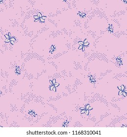 Floral seamless pattern, vector illustration, design textile. Design background, pattern print.