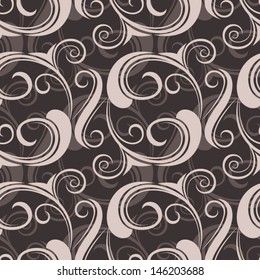 Floral seamless pattern. Vector illustration.