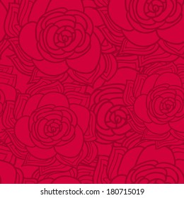 Floral seamless pattern. Vector illustration