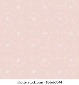 Floral seamless pattern. Vector illustration.