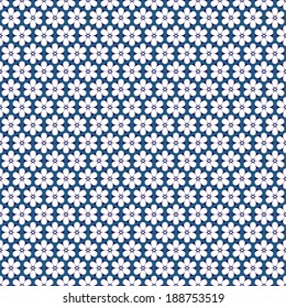 Floral seamless pattern. Vector illustration. Background
