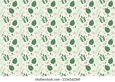 Ilustración vectorial sin fisuras florales. 