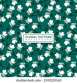 Floral Seamless Pattern Vector Illustration